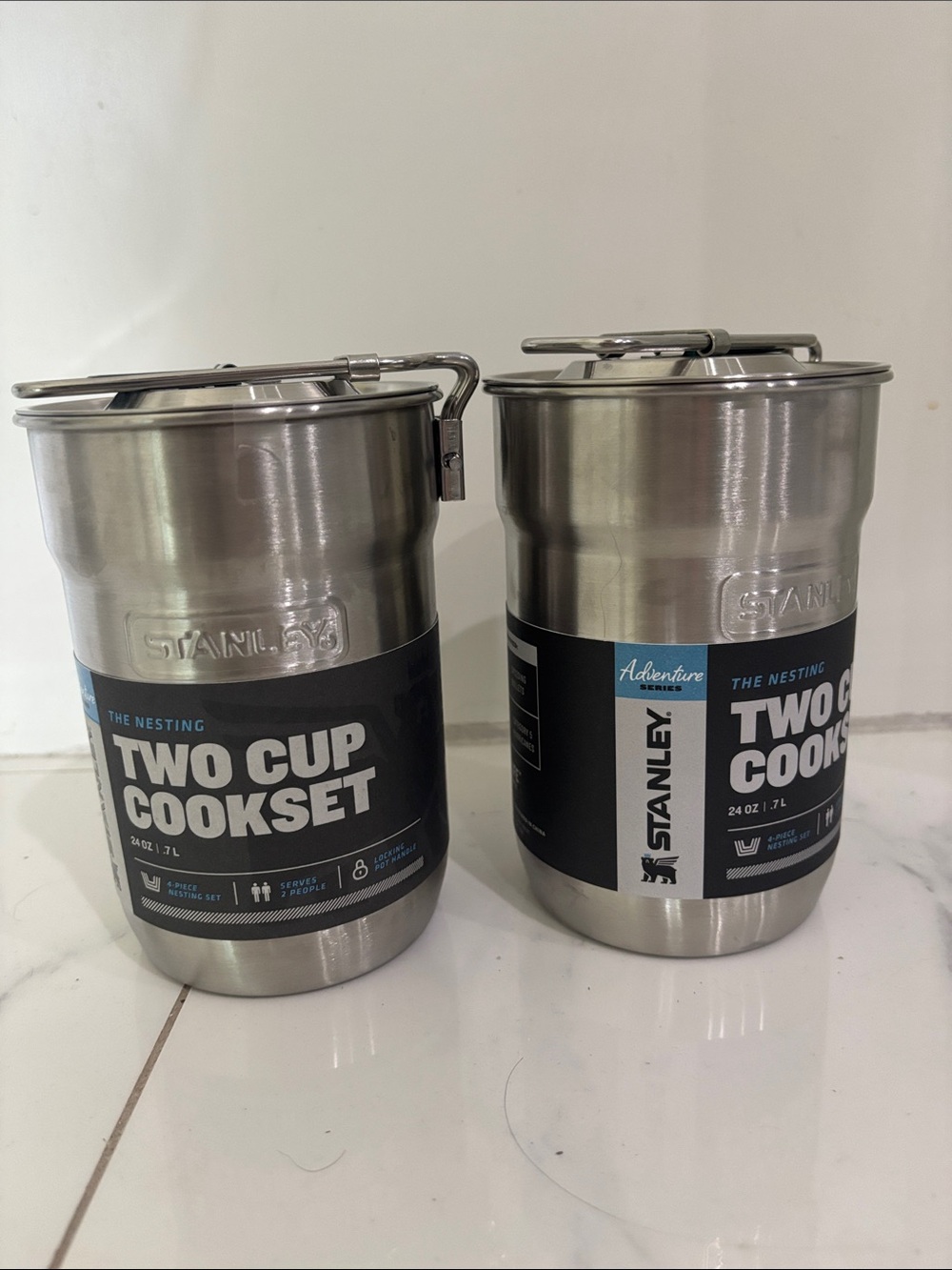 Stanley Stainless Steel Two-Cup Cookset - Silver